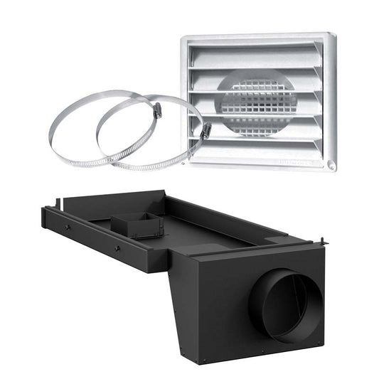 AC01341 5"Ø FRESH AIR INTAKE KIT FOR WOOD STOVE ON LEGS