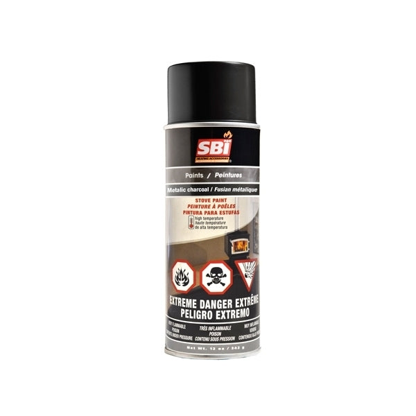 AC05958 METALLIC CHARCOAL Stove Paint