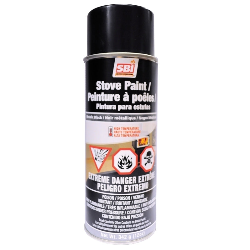 AC05959 METALLIC BLACK STOVE PAINT