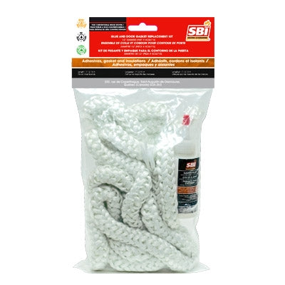 AC06715 GLUE AND 1/2" X 7' WHITE DOOR GASKET KIT