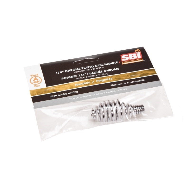 AC07863 CHROME LONG COIL HANDLE