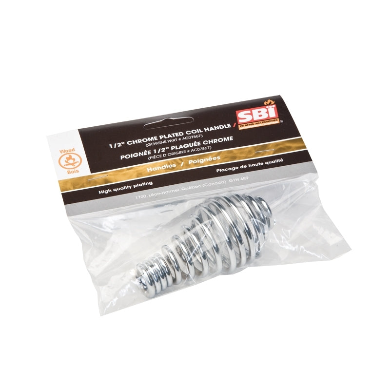 AC07867 CHROME COIL HANDLE