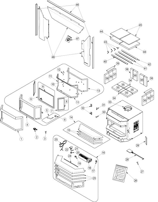 Osburn 2200 Insert Parts OB02201