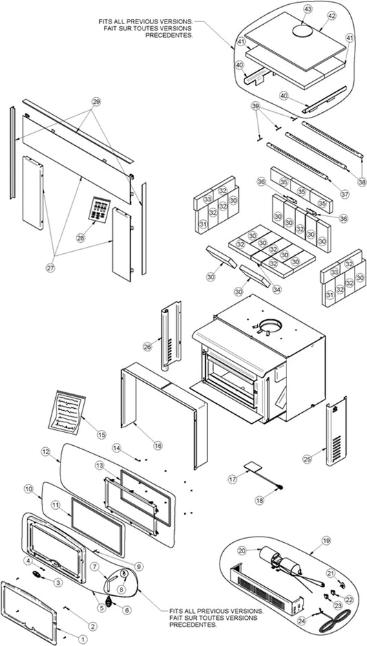 Osburn 2400 Insert Parts OB02401