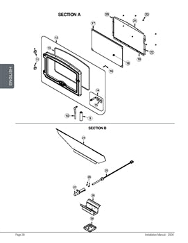 Osburn 2500 Pellet Stove Parts OP00025