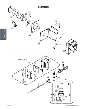 Osburn 2500 Pellet Stove Parts OP00025