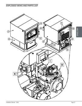 Osburn 3000 Pellet Stove Parts OP00030
