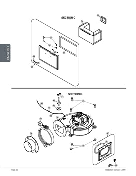 Osburn 3000 Pellet Stove Parts OP00030