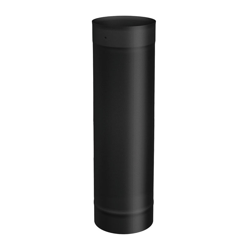 SP00013 6" SINGLE WALL BLACK STOVE PIPE, 48" LENGTH