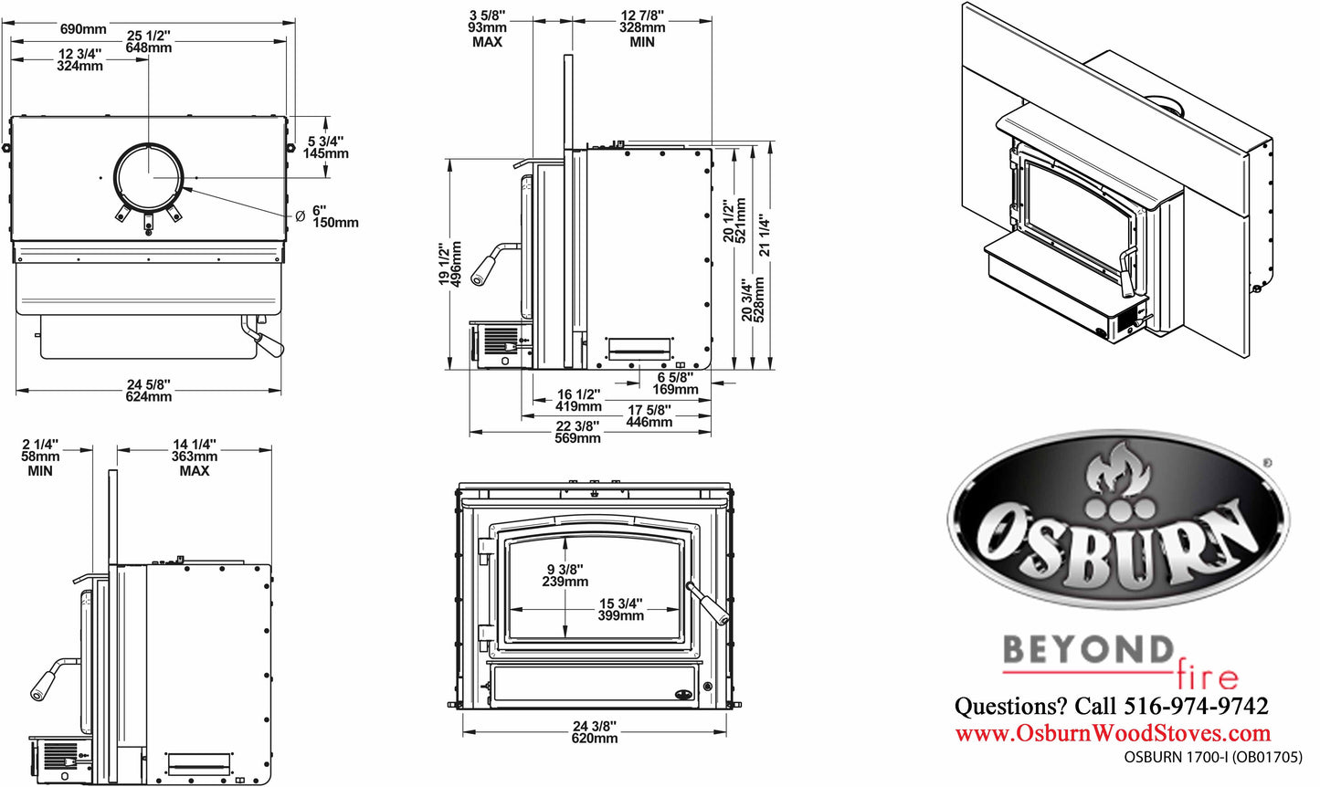 Osburn 1700 Wood Insert OB01705