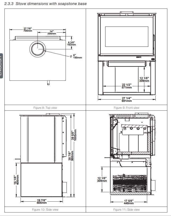 Osburn Inspire 2000 Wood Stove OB02042