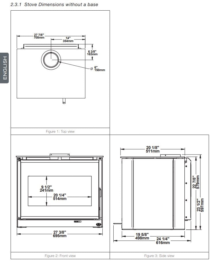 Osburn Inspire 2000 Wood Stove OB02042