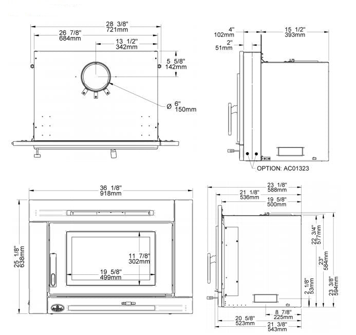 Osburn Matrix Wood Insert OB02028