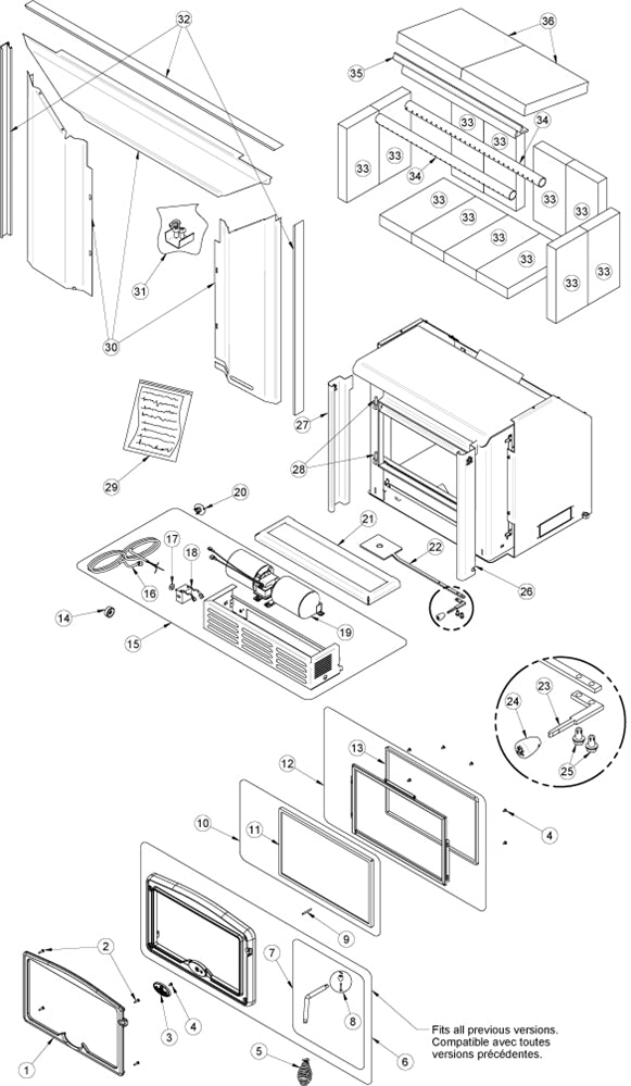 Osburn 1100 Insert Parts OB01151