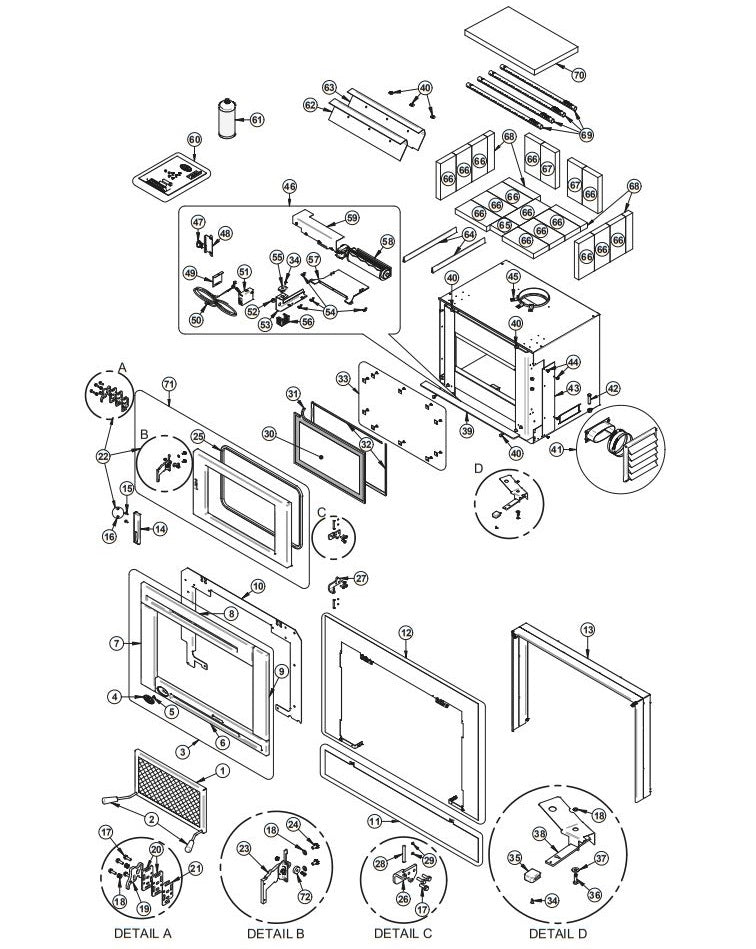 Osburn Matrix Wood Insert Parts OB02028