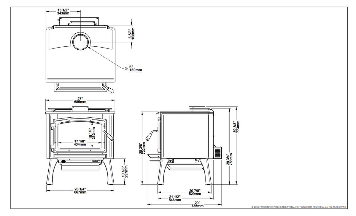 Osburn 2000 Wood Stove OB02015