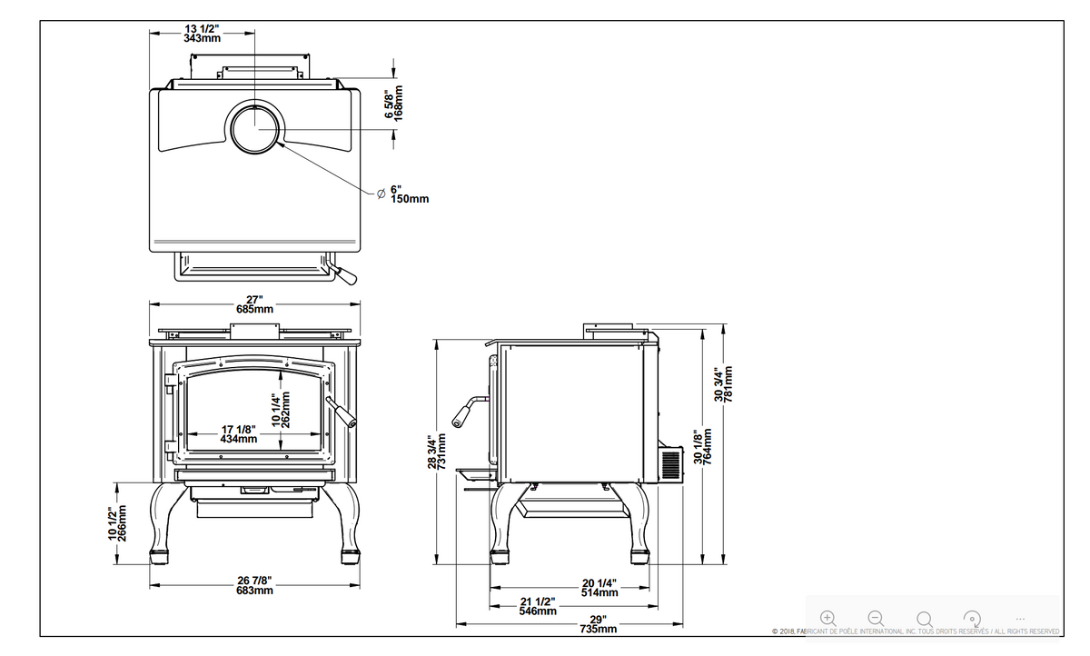 Osburn 2000 Wood Stove OB02015