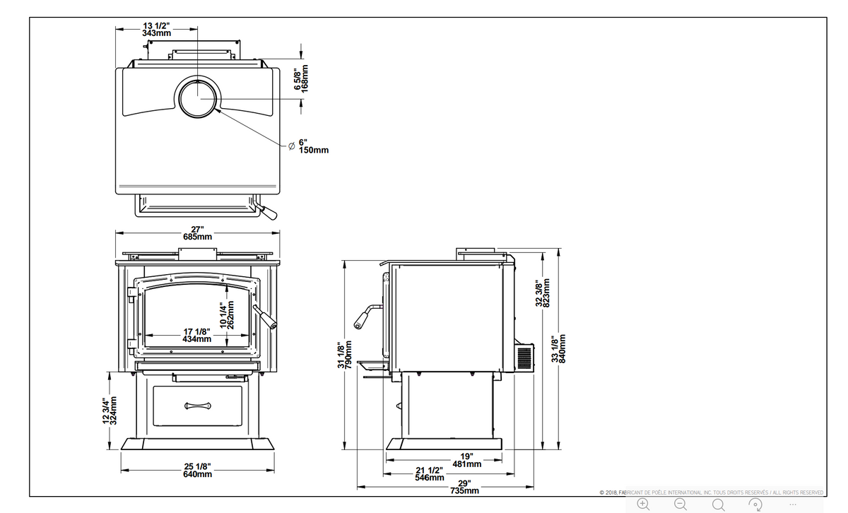 Osburn 2000 Wood Stove OB02015